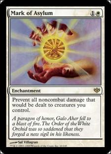 Magic the Gathering: Conflux (Base Set) card 10 Mark of Asylum