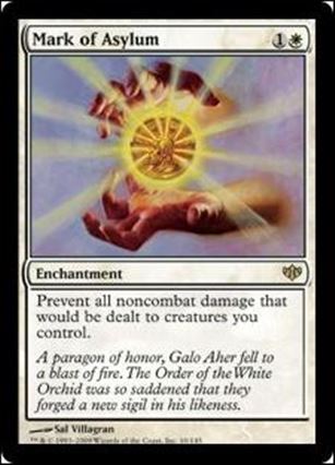 Magic the Gathering: Conflux (Base Set) card 10 Mark of Asylum
