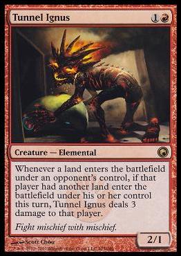 Magic the Gathering: Scars of Mirrodin (Base Set) card 105 Tunnel Ignus