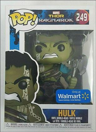 POP! Marvel figure 249 Gladiator Hulk without helmet (Walmart Exclusive)