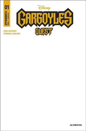 Gargoyles: Quest issue 1-E Authentix Blank Sketch Cover