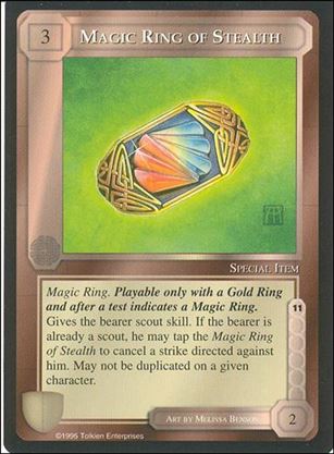 Middle-Earth: The Wizards (Base Set) card 274 Magic Ring of Stealth