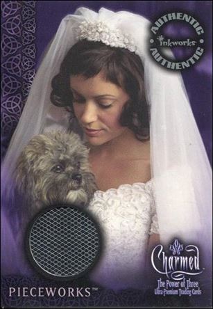 Charmed: The Power of Three (Pieceworks Subset) card PW2 Alyssa Milano as Phoebe (Wedding Veil)