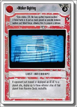 Star Wars: Hoth Revised (Base Set) card 125 Walker Sighting