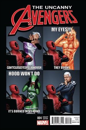 Uncanny Avengers (2015/12) issue 4-B John Tyler Christopher 1:10 Deadpool Cover