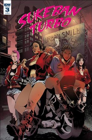 Sukeban Turbo issue 3-B Claire Roe 1:10 Cover
