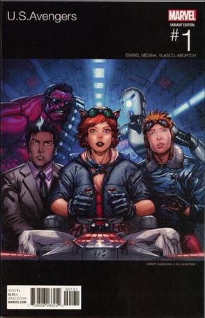 U.S.Avengers issue 1-C Omar Casanova Hip Hop Cover