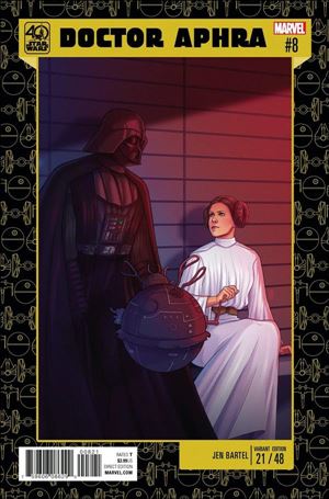 Doctor Aphra issue 8-B Jen Bartel Star Wars 40th Anniversary Cover