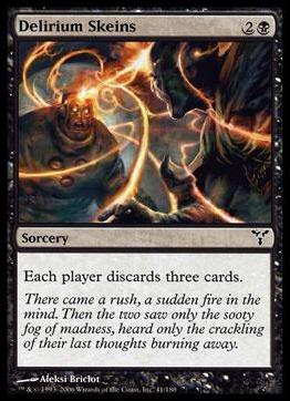 Magic the Gathering: Dissension (Base Set) card 41 Delirium Skeins