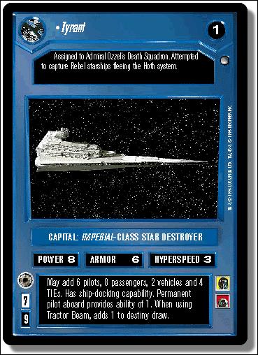 Star Wars: Hoth Limited (Base Set) card 72 Tyrant