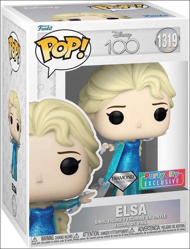 POP! Disney figure 1319-B Elsa (Diamond) Party City Exclusive