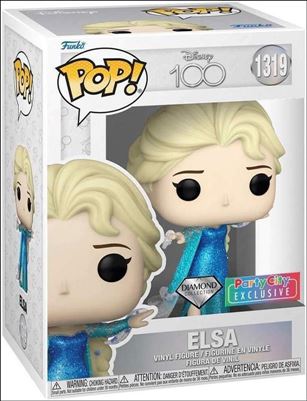 POP! Disney figure 1319-B Elsa (Diamond) Party City Exclusive