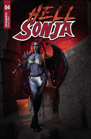 Hell Sonja issue 4-E Cosplay Photo Cover