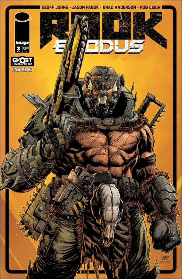 Rook: Exodus issue 3-D Jason Fabok Cover (Second Printing)