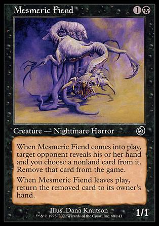 Magic the Gathering: Torment (Base Set) card 69 Mesmeric Fiend