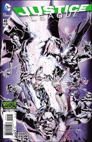Justice League (2011) issue 45-B Szymon Kudranski Monsters of the Month Cover
