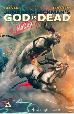 God is Dead issue 8-C German Nobile Carnage Wraparound Cover