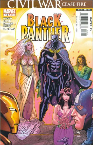 Black Panther (2005) issue 18 Frank Cho Wraparound Cover