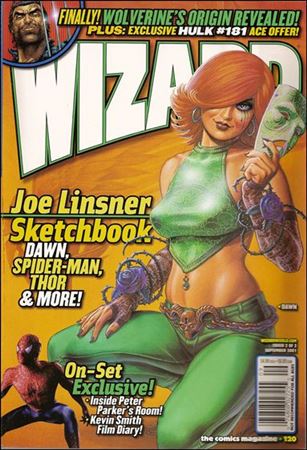 Wizard: The Comics Magazine issue 120-B Joseph Michael Linsner Dawn Cover