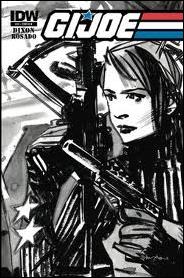 G.I. Joe (2011) issue 13-D William Rosado 1:10  B & W Cover