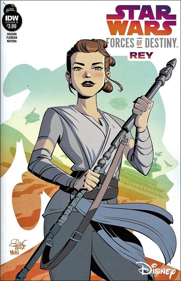 Star Wars Adventures: Forces of Destiny: Rey issue 1-B Elsa Charretier Cover