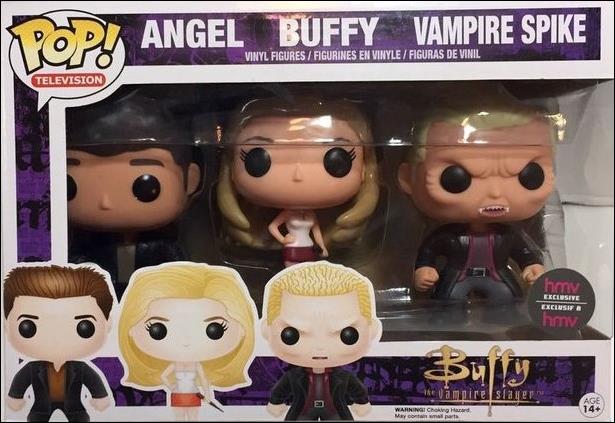 POP! Television Multi-Packs figure 14 Angel Buffy Vampire Spike (HMV Exclusive)