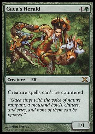 Magic the Gathering: 10th Edition (Base Set) card 265 Gaea's Herald