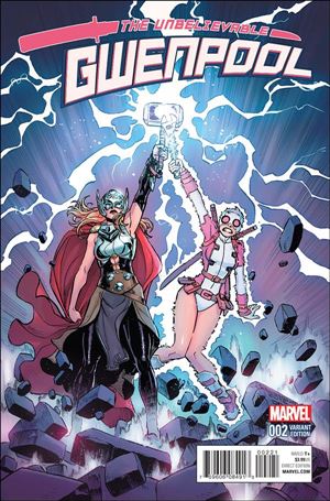 Unbelievable Gwenpool issue 2-B Reilly Brown 1:25 Cover