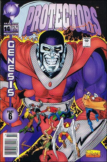 Protectors (1992) issue 14-C Newsstand Edition / Price Variant