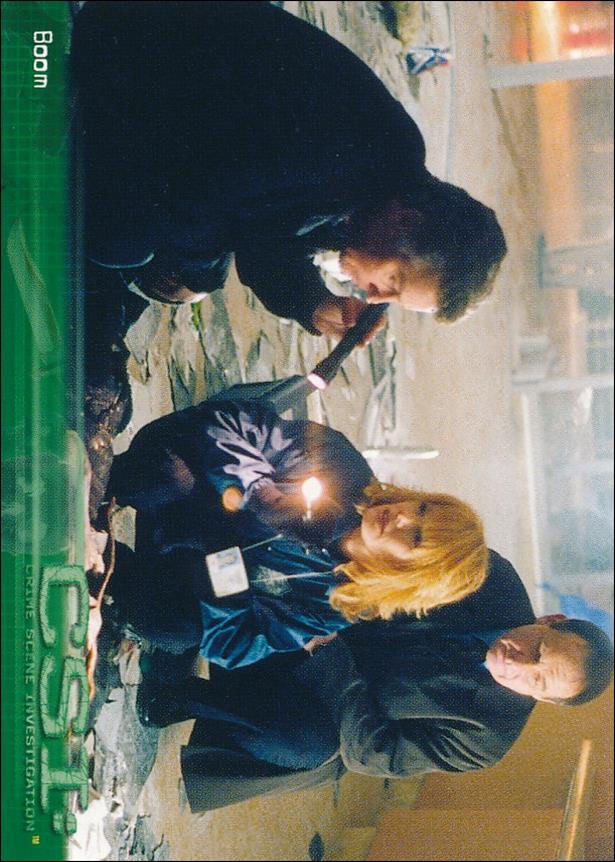 CSI: Crime Scene Investigation - Series One (Base Set) card 13 Boom