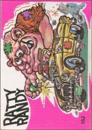 Fantastic Odd Rods: Series 1 (Base Set) card 102 Ratty Randy