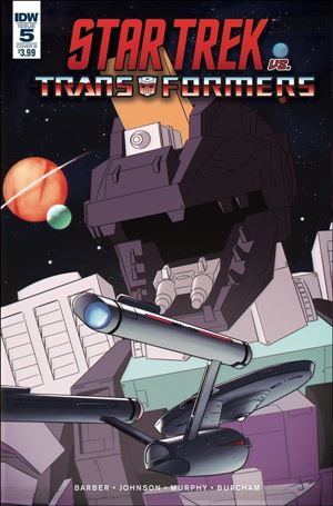 Star Trek vs Transformers issue 5-B Josh Burcham Cover