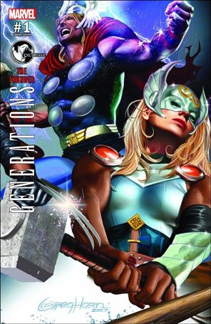 Generations: The Unworthy Thor & The Mighty Thor issue 1-L Greg Horn Unknown Comics Cover