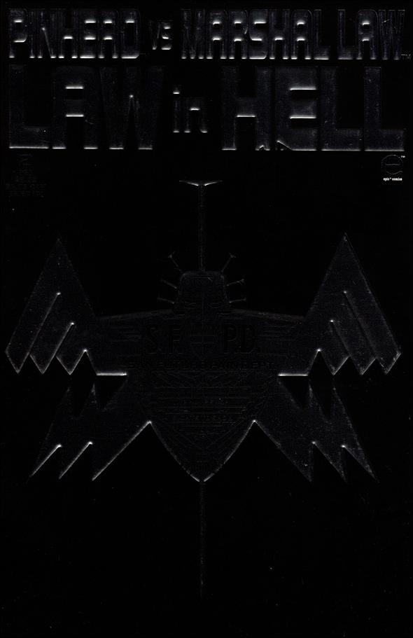 Pinhead vs Marshal Law: Law in Hell issue 2 Embossed Foil Cover
