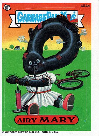 Garbage Pail Kids: Series 10 (Base Set) card 404a Airy Mary