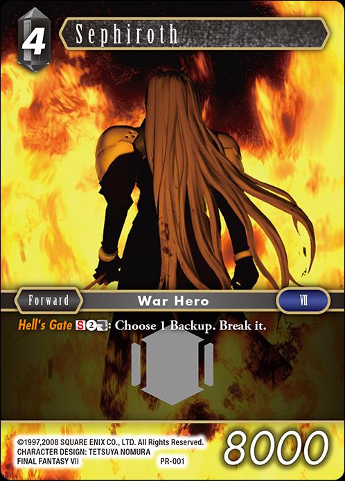 Final Fantasy Trading Card Game (Promo) card PR-001 Sephiroth