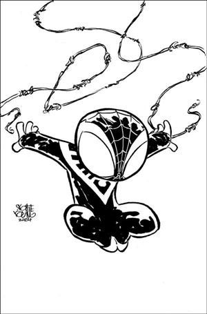 Miles Morales: Spider-Man (2022) issue 21-C Skottie Young 1:50 B&W Virgin 