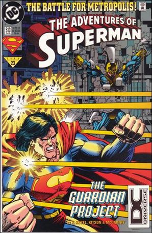 Adventures of Superman (1987) issue 513-B DC Universe UPC (2nd Printing)