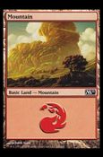 Magic the Gathering: 2011 Core Set (Base Set) card 243 Mountain