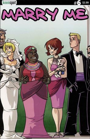 Marry Me issue 6-C Right Side Connecting Cover