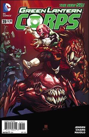 Green Lantern Corps (2011) issue 39 Bernard Chang Standard Cover