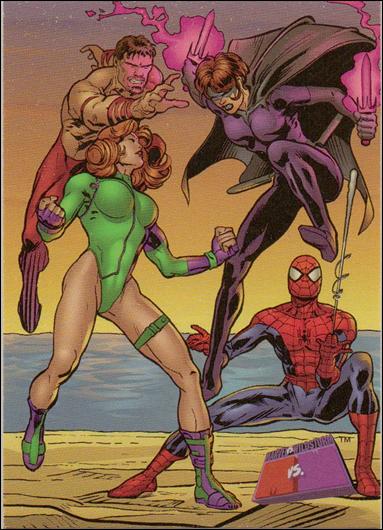 Marvel vs WildStorm (Base Set) card 53 Spider-Man/Gen 13