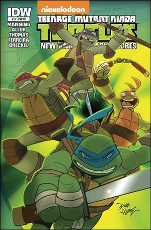 Teenage Mutant Ninja Turtles New Animated Adventures issue 16-B Dave Alvarez 1:10 Cover