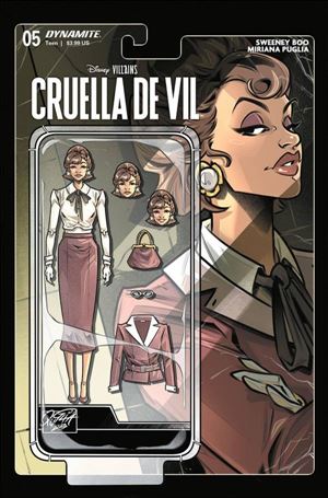 Disney Villains: Cruella De Vil issue 5-D Miriana Puglia Action Figure Cover