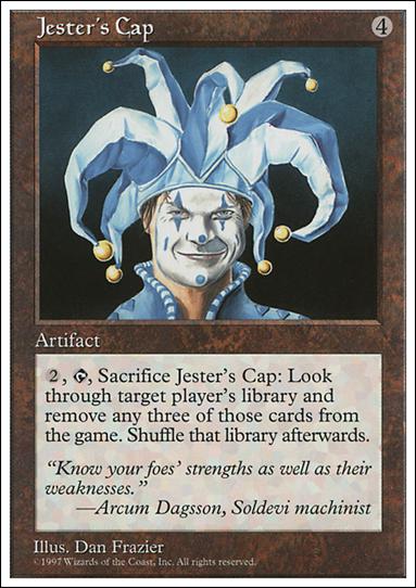 Magic the Gathering: 5th Edition (Base Set) card 386 Jester's Cap