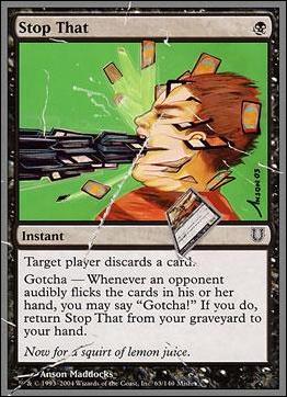 Magic the Gathering: Unhinged (Base Set) card 63 Stop That
