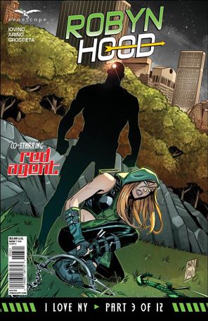 Robyn Hood: I Love NY issue 3-B Michele Bandini Cover 