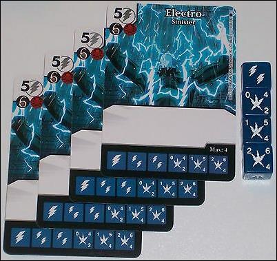 Marvel Dice Masters Amazing Spider-Man card 47 Electro: Sinister