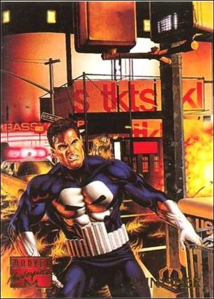 1995 Marvel Masterpieces (Base Set) card 80 Punisher