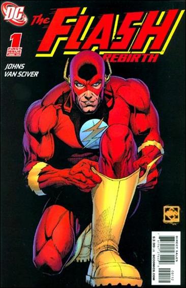 Flash: Rebirth (2009) issue 1-C Flash Black Background Cover (2nd Printing)